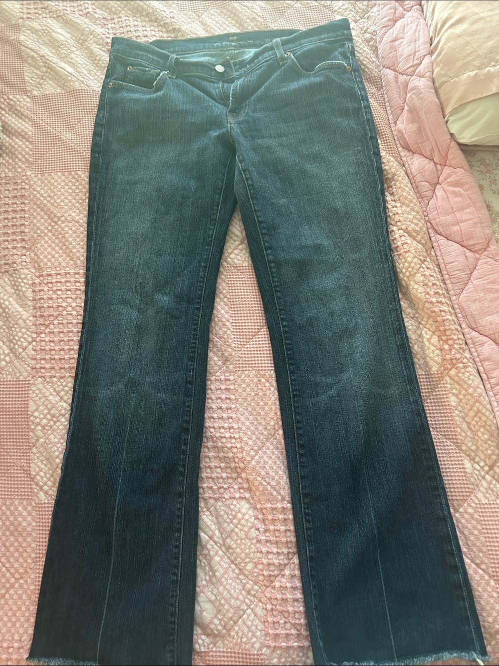 7 For All Mankind Indigo Flared Jeans
